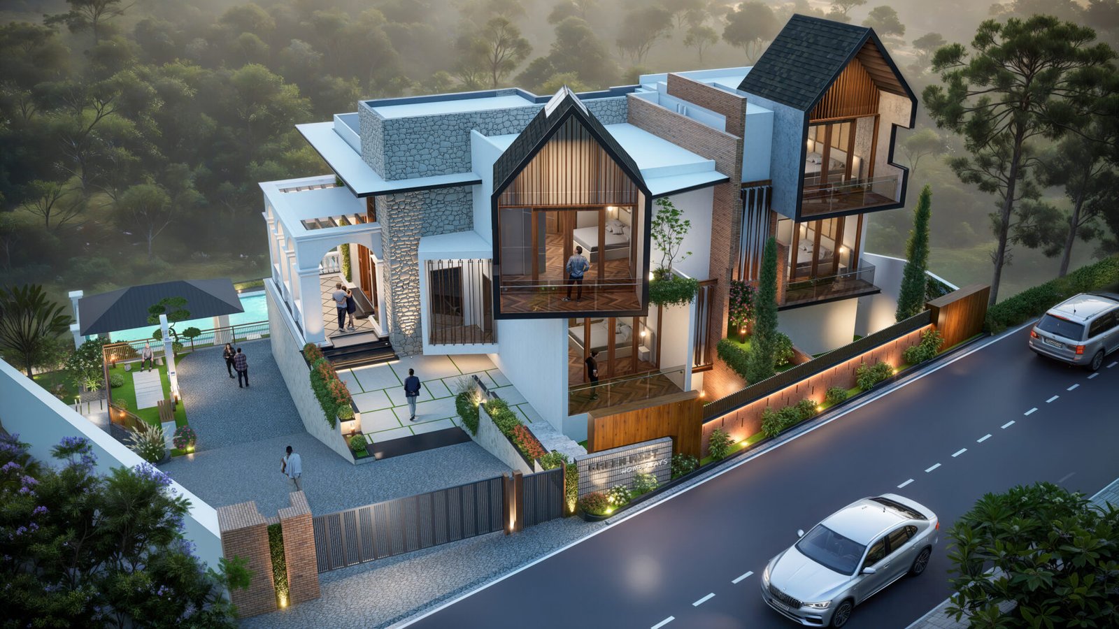 Brick Veil Residence